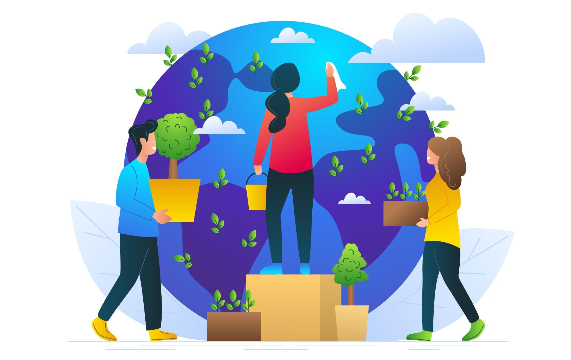 Desenho de pessoas causam bom impacto social.